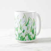 Mug Snowdrops de printemps (Devant droit)
