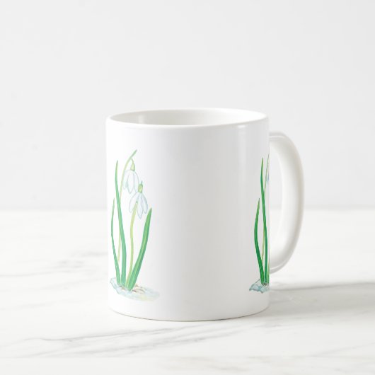 Mug Snowdrops (Galanthus nivalis) (Devant droit)