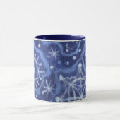 Mug Snowfall Snowflakes Snow Flakes Flurier Nouvel an (Centre)