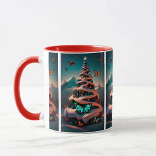 Mug Snowfall Treetop