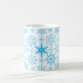 Mug Snowflake bleu motif (Centre)