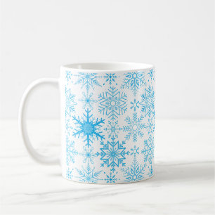 Mug Snowflake bleu motif