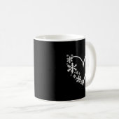 Mug Snowflake Costume Winter Christmas Matching Mens W (Devant droit)