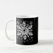Mug Snowflake Costume Winter Christmas Matching Mens W (Gauche)