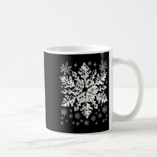 Mug Snowflake Costume Winter Christmas Matching Mens W (Droite)