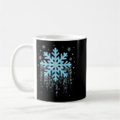 Mug Snowflake Costume Winter Christmas Matching Mens W (Gauche)