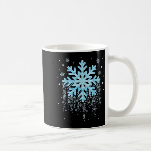 Mug Snowflake Costume Winter Christmas Matching Mens W (Droite)