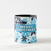 Mug Snowflake Pattern with Merry Christm (Centre)