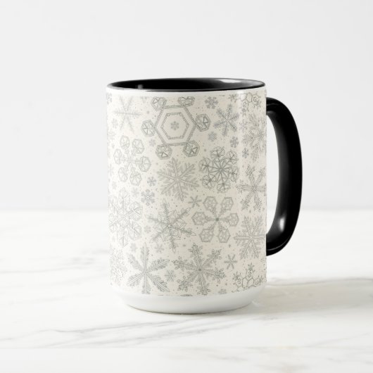 Mug Snowflakes (Devant droit)