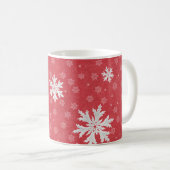 Mug Snowflakes à l'invitation de Noël (Devant droit)