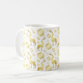 Mug Snowflakes et rennes de Noël (Devant gauche)