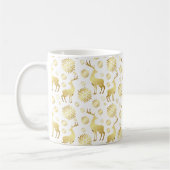 Mug Snowflakes et rennes de Noël (Gauche)