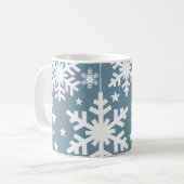 Mug Snowflakes et Stars Mug, Bleu (Devant gauche)