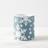 Mug Snowflakes et Stars Mug, Bleu (Centre)