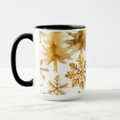 Mug Snowflakes Gold Arbres de vacances (Gauche)