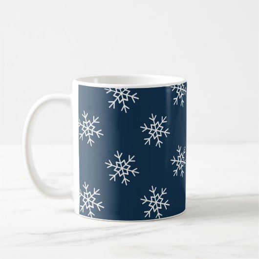 Mug Snowflakes motif classique muqueuse (Gauche)