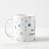 Mug Snowflakes Racoon Winter Christmas (Gauche)