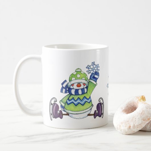 Mug Snowman (Avec donut)