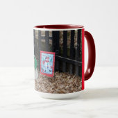 Mug Snowman à la ferme pour Noël (Devant droit)