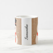 Mug Snowman Avec Chocolat Chaud (Centre)