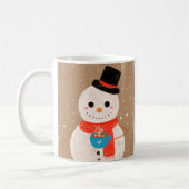 Mug Snowman Avec Chocolat Chaud (Gauche)