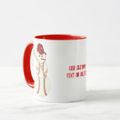 Mug Snowman, Baseball de Noël, Baseball de Fête (Devant gauche)