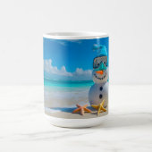 Mug Snowman Beach Vacation (Centre)