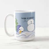 Mug Snowman Besoin D'Aide Drôle (Gauche)