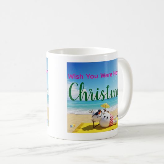 Mug Snowman bronzage (Devant droit)