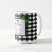 Mug Snowman Buffalo Plaid Musique (Devant droit)