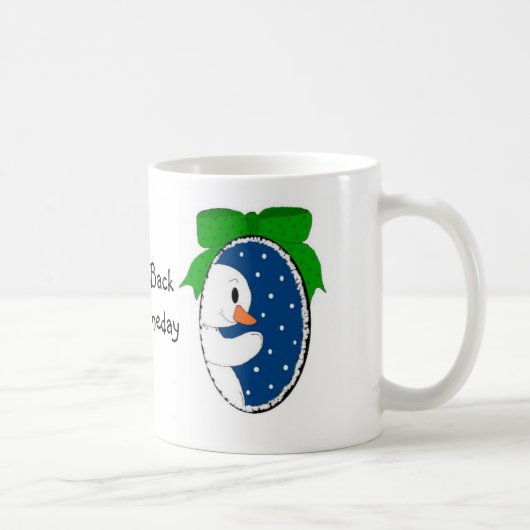 Mug Snowman dans la fenêtre (Droite)