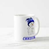 Mug Snowman de Noël (Devant droit)