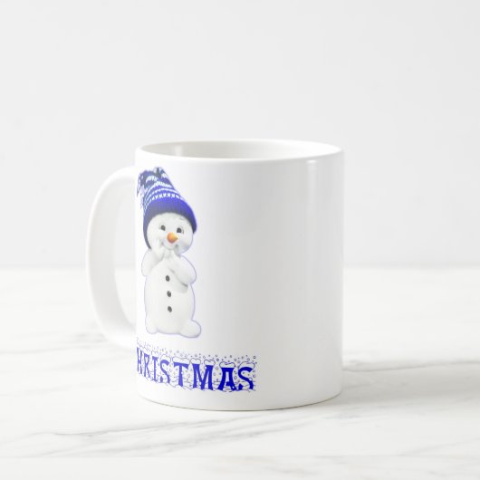 Mug Snowman de Noël (Devant gauche)