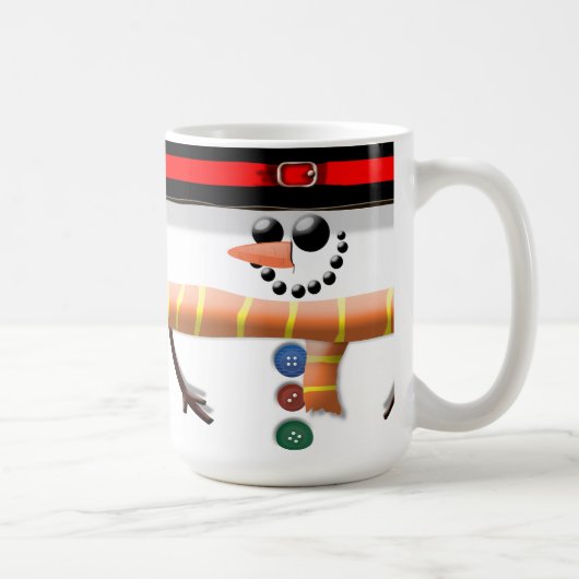 Mug Snowman de Noël joyeux (Droite)