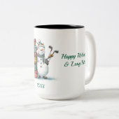 Mug Snowman - Dessin original (Devant droit)
