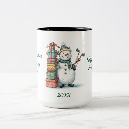 Mug Snowman - Dessin original (Centre)