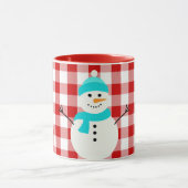Mug Snowman en plaid (Centre)