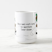 Mug Snowman faisant des arts martiaux (Centre)