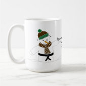 Mug Snowman faisant des arts martiaux (Gauche)