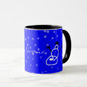 Mug Snowman in the Snow Art by Kids Holiday Christmas (Devant droit)