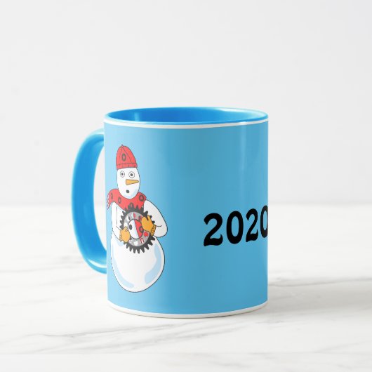 Mug Snowman mécanique (Devant gauche)