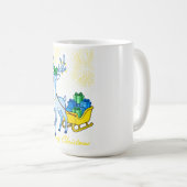 Mug Snowman Merry Christmas Water Bottle, Festive (Devant droit)