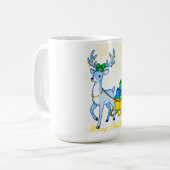 Mug Snowman Merry Christmas Water Bottle, Festive (Devant gauche)
