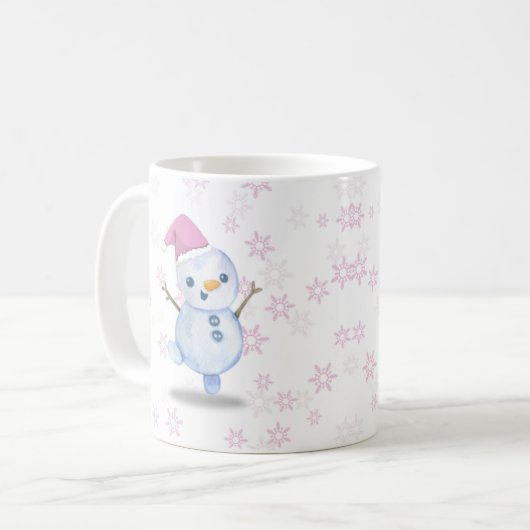 Mug Snowman mignon muqueuse (Devant gauche)