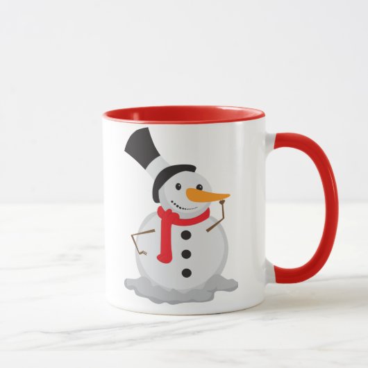 Mug Snowman Nez Touche Christmas Mug! (Droite)