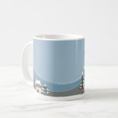 Mug Snowman Noël Fêtes de Noël Musique (Devant gauche)