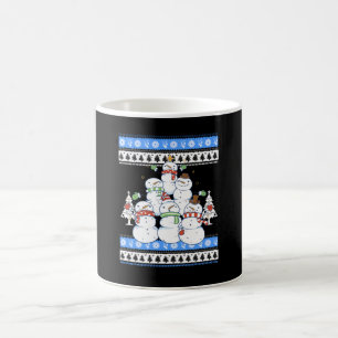 Mug Snowman - Snowman sapin de Noël moche Noël