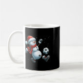 Mug Snowman Soccer Noël Snow Boys Filles Enfants Noël (Gauche)