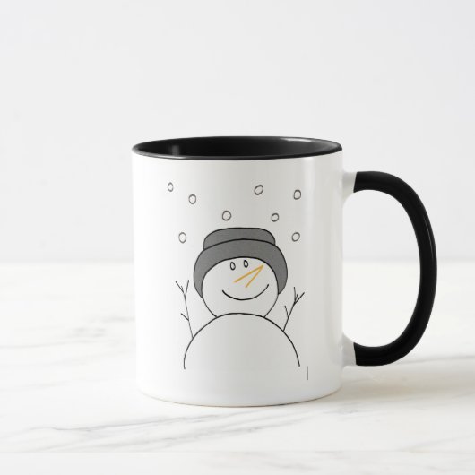 Mug Snowman souriant (Droite)