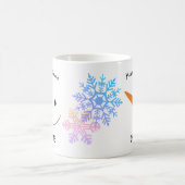 Mug Snowman Souriant Avec Long Nez, Joyeux Noël (Centre)